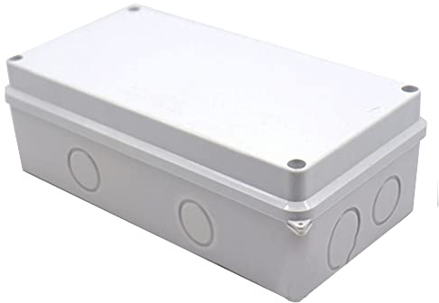 Scatola di giunzione in ABS, custodia per progetti elettrici fai-da-te, impermeabile, per esterni, antipolvere, con connettore IP55, 200 x 100 x 70 mm