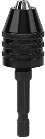 Mandrino Autoserrante 0,3-6,5mm Attacco Esagonale 1/4 a Cambio Rapido Adattatore per Punte Trapano con Codolo SDS-Max Convertitore Hardware per Mini Trapano Elettrico e Smerigliat