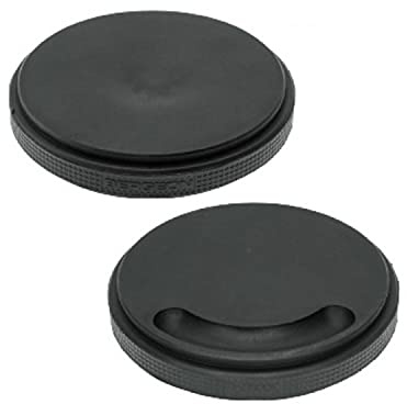 BERGEON Montagekissen 30097-E, Unterlage, Kissen für die Uhrenreparatur, aus Gummi, Schwarz, wendbar, 88 mm