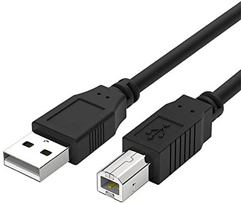 USB B MIDI Cable Compatible With M-Audio Oxygen 25/Keystation 49 MK3/61 MK3/88 MK3/Mini 32 MK3,Native Instruments Maschine Mikro Mk3,Komplete Kontrol M32 A61 Controller Keyboard USB Cable 10 Feet