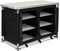 UISEBRT Campingküche Faltbar Campingschrank mit Aluminiumgestell Reiseküche Outdoor Camping Küche Küchenbox Ink. Tragetasche (100x 50x 80 cm)
