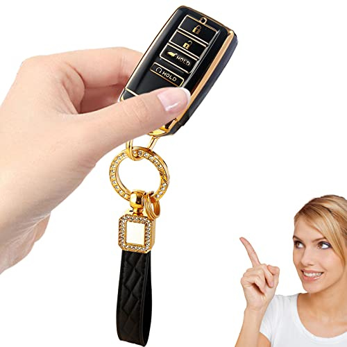 LCWPJWWS for Acura Key Fob Cover,Soft TPU 360 Degree Protection for Acura CDX NSX RDX RLX TLX TLX-L Smart Remote Premium Car Key fob Holder Key Shell Case