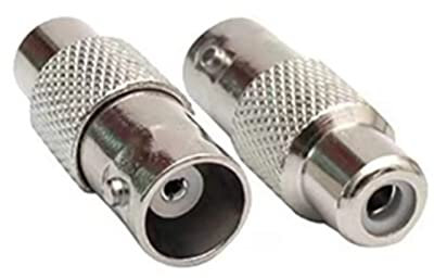 ACICS Accessoires de connecteur de câble de caméra de Surveillance BNC à Lotus AV RCA Adaptateur mâle Femelle Q9 tête vidéo (Color : BNC to RCA Female, Size : 1 pcs)