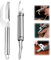 NNN 2 Pcs Couteaux à Gueule De Poisson Multifonctionnel Enlever La Ligne De Crevette 5 en 1, Grattoir à éCailles De Poisson, Éplucheur De Crevettes Acier Inoxydable Pour Cuisine, Restaurant, HôTel
