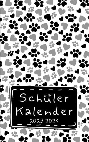 Schülerkalender 2023/24 Katze: Für schüler mädchen jungen - 1 tag 1 seite - von August 23 bis Juli 24 - Hausaufgabenheft grundschule gymnasium oberstufe universität