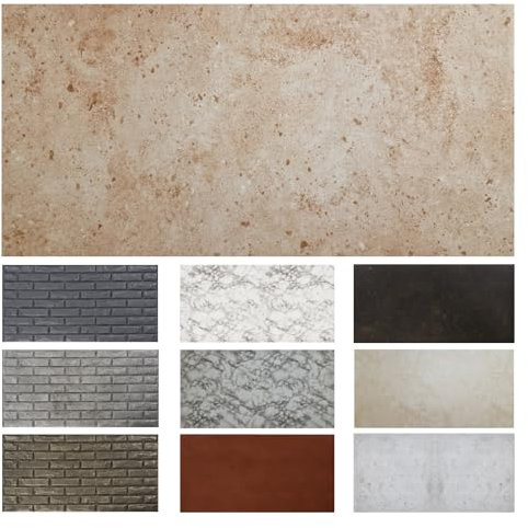 MDEKOR Wandpaneele Stein 50x100 cm | XPS 3D Wandverkleidung in Steinoptik| 100 Stück = 50 m² Stone | Paneele 4,5 mm dick | Dekorative Platten aus Porystyrol für Innenräume