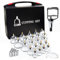 22 Stück Schröpfgläser mit Vakuumpumpe, Schröpfsets mit Aufbewahrungsbox, Schröpfen zur Gegen Spannung und Entspannen Muskeln, Cupping Set für Ganzer Körper, Schröpfglas mit Akupressurpunkt-Magneten