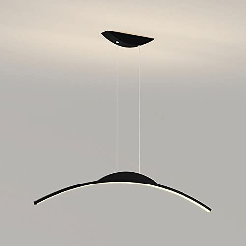 lámpara Colgante Lineal arqueada Moderna, lámpara Colgante, lámpara nórdica, Tira nórdica, Isla de Cocina, Accesorio de iluminación para Mesa de Comedor de Oficina