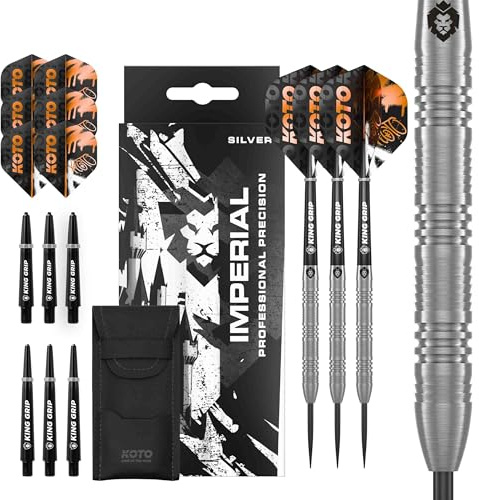 KOTO Imperial silver 80 % volfram dart – steeldarts 21 gram