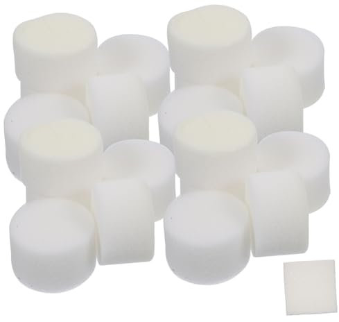BESPORTBLE Bloc Éponge Hydroponique 100 Pcs, Éponge sans Terre Blanche, Respirante, pour Pépinières et Culture de Fruits et Plantes