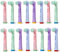 Brossette Compatible Oral B Enfant | OralVista Pack de 16 Têtes de Brosse à Dents Électriques Colorées pour Enfants | Doux pour les Gencives Sensibles | Design Amusant | Facile à Installer et Durable