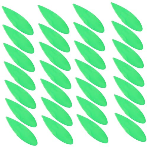 iplusmile 50 Pezzi Cucchiaio Kiwi Multifunzionale Strumento Sbucciatore e Divisore Frutta per Cucina Design Ergonomico Facile Pulizia e Leggero Utensile per Sbucciare e Scavare Viaggio