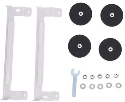 Kit magnetico per auto satellitare bianco Soluzione di installazione portatile per vari veicoli