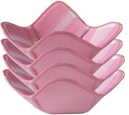 Aticca Microwave Bowl Cozy Holders for Hot Food Set of 4 Hot Pads for Bouillon Cups Multipurpose Heat Proof Plate Holder