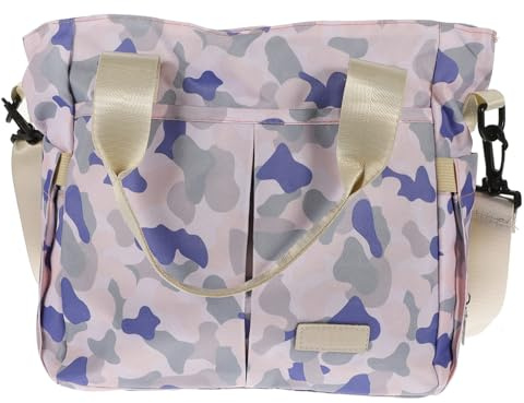 GALPADA Große Babypflegetasche für unterwegs mit Trocken-Feucht-Trennung Nylon Wickeltasche mit separater Flaschenaufbewahrung
