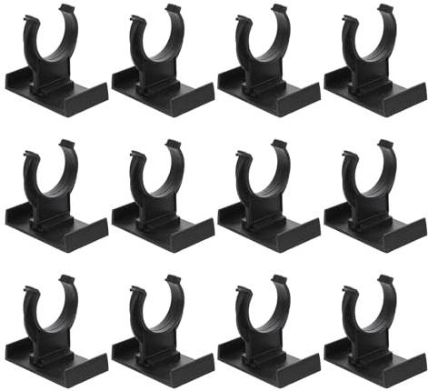 FJDRSIG 12 Pcs Plinth Clips,Adjustable Kickboard Clips,Cabinet Leveler Legs,for Cars, Homes,Offices,Under Desk,Cabinets,Tables,Easy Install Kickboard Legs for Furniture Installers Secure Mounting