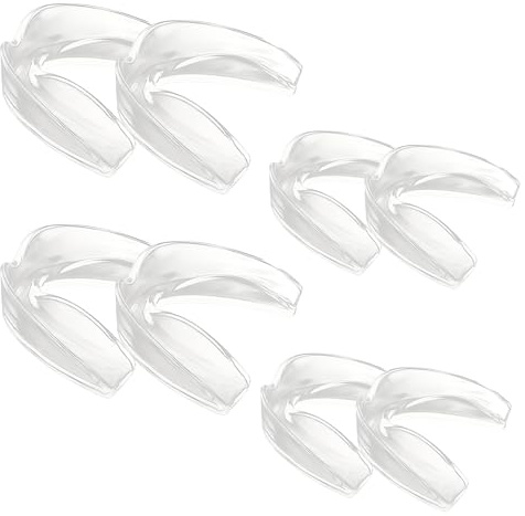 8 Stück Mundschutz Gum Shield, Professioneller Mundschutz Slim Fit, Sport Mundschutz, Mundschutz Boxen, für alle Vollkontakt-Sportarten einschließlich Rugby, Kickboxen, Kampfsport, Hockey & Boxe