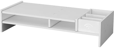 Soporte Para Monitor De Escritorio Estante Organizador de 3 Niveles