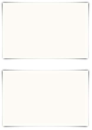 25 Blanko Visitenkarten 85x55mm Naturpapier 300g/qm Set Papier wählbar