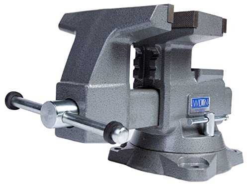Wilton Reversible Bench Vise, 8 Jaw Width, 9-1/4 & 14-1/2 Jaw Opening, 4-3/4 Throat (Model 4800R)