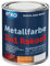 Metallfarbe ROKOSIL - 0,7 Kg in Dunkelbraun - Seidenmatt - 3in1 Metallschutzlack inkl. Grundierung, Rostschutz & Deckfarbe