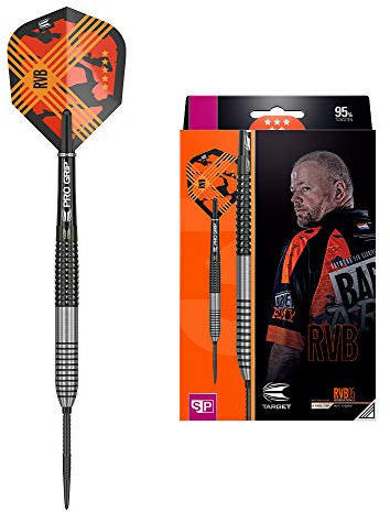 Target Darts Raymond van Barneveld RVB 95 3 Gen 95% Wolfram Swiss Point Steeldarts-Set (21gr - Dartpfeile)