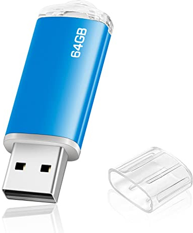 Chiavetta USB64GB Pen Drive 64GB Pennetta USB Flash Drive Memoria Stick 64 GB(blu)