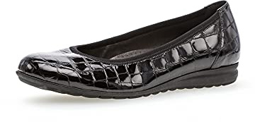 Gabor Femme Ballerines, Dame Ballerines Classiques,Ballerines,Chaussures d'été,Classique,élégant,Noir (Schwarz) / 87,43 EU / 9 UK