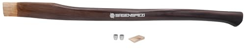 Sägenspezi 80 cm Stiel aus Hickory Holz Griff Ersatzstiel Sappie 500 g Stielkopfmaß 18 x 43,5 mm