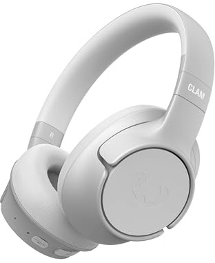 Fresh 'n Rebel Clam Fuse Bluetooth kopfhörer Over Ear mit Hybrid Active Noise Cancelling, mit ENC-Mikrofon (perfekte Anrufe), Kabellose kopfhörer mit Ambient Mode, 45h Spielzeit (Weiß)