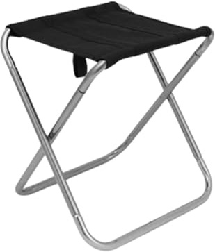 MagiDeal Klapphocker für den Außenbereich, Campinghocker, Leichter Angelhocker, Faltbarer Hocker für Picknicks, Hinterhof, Schlafzimmer, Wohnzimmer, Strand