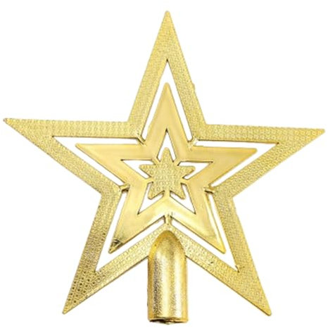 Fc'Noqgn Chapeau de Sapin de Noël avec Étoiles Scintillantes pour Tous Les Sapins