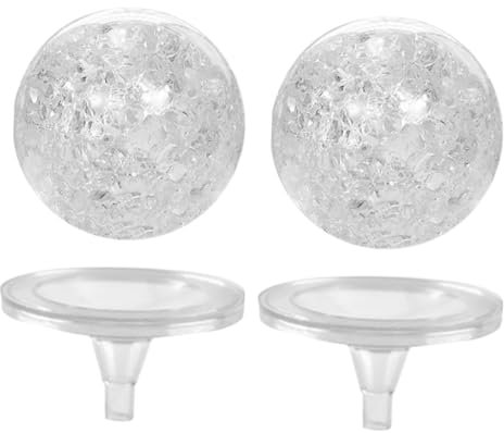 Cabilock 2pièces De Craquelées avec Support pour Fontaine De Table Décoration pour Aquarium Et Intérieur