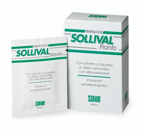 SIRVAL Sollival Pronto – 12 Garze Monouso Detergenti e Lenitive Imbevute – Salviette in TNT per Igiene Cutanea, Zone Intime, Post-Parto, Pannolino e Pelle Sensibile