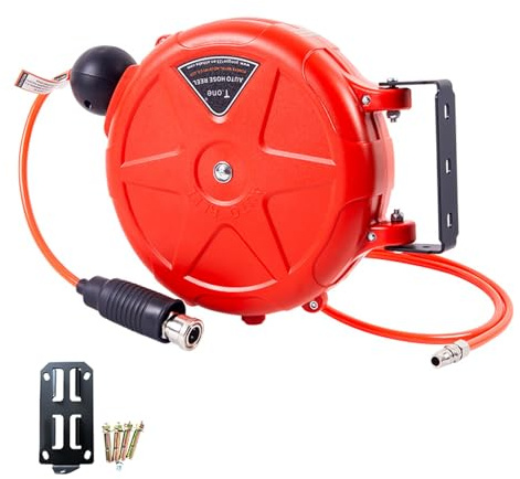 Avvolgitubo Da Giardino Retrattile Automatico Avvolgitubo Dal Design Conveniente Per Un Facile Utilizzo E Stoccaggio In Attrezzature Industriali Per Garage O Officine
