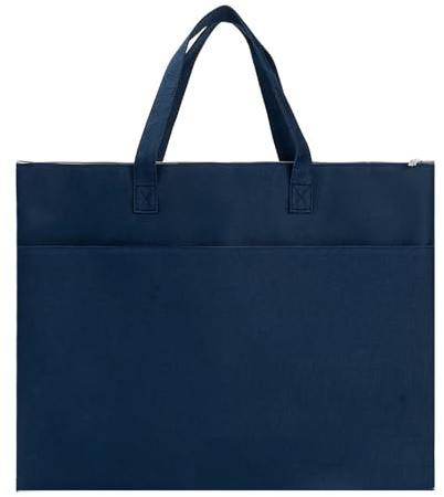 mophrati A3 Kunstmappe mit 2 Fächern zur einfachen Organisation von Künstlerbedarf, Stofftasche für A3 Kunstmappen, Kunstmappen Tasche, A,