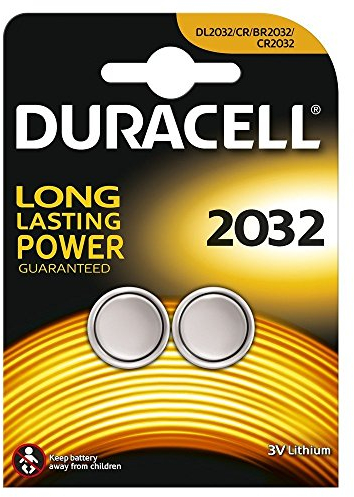 Lot DE 4 Piles DURACELL CR2032-2 Blister A 2 Piles - Lithium 3V
