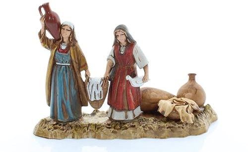 Moranduzzo Mujeres con Ánforas y Ropa – Escala 1:20 – Standard 10 – Figuras Irrompibles, Estilo Árabe, Pintadas a Mano, Producto Oficial, Made in Italy, Escultor M. Landi