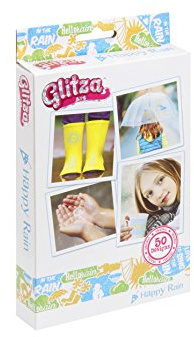 MGM- GLITZA Art Motifs pailletés Multi Support: Pluie Happy Rain, 7616