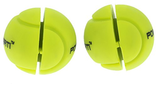SM SunniMix L'amortisseur de Raquette du Tennis 2pcs Réduisent des Amortisseurs de Vibration Amortissant des Balles, Jaune, 22mm