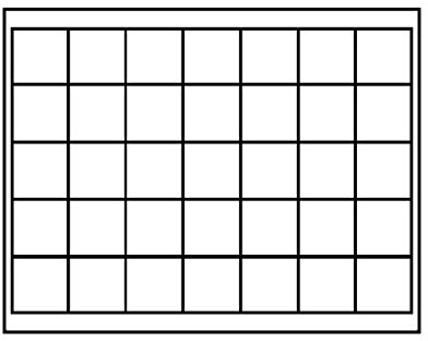 Lindner 2367-2135CE Münzkassette NERA M Plus mit schwarzer Münzeinlage mit 35 quadratischen Fächern für Münzen/Münzkapseln bis Ø 36 mm