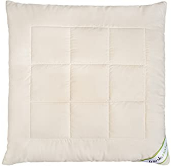 franknatur Kopfkissen 80x80 Lyocell Kissen höhenverstellbar Bio Baumwolle | anpassbare Höhe, weich stützend, Füllung mit Lyocell Tencel, Bezug 100% Bio Baumwolle, atmungsaktiv, waschbar, Oeko-TEX