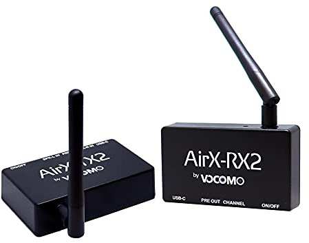 VOCOMO AirX-SubKit Hires Audio-Funksystem für Subwoofer und Aktivlautsprecher im 5.1 Heimkino