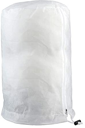 Bseical Winterschutz für Pflanzen Frostschutz, Pflanzenschutz Schädlingsbekämpfung Winterfest, überwinterungszelt für Pflanzen Frostwächter, Kübelpflanzen Schutzhaube Zugband (80×100cm 1Pcs, Weiß)