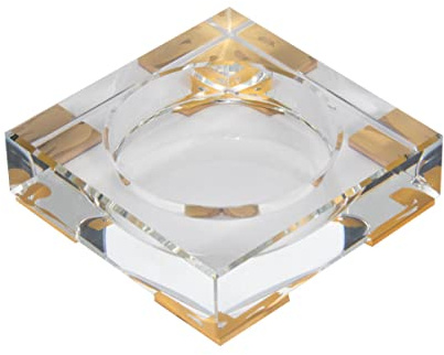 Crystal Diffuser Dish — By Alice Lane Home Collection — Diffuser Tray — Candle Dish Holder — for Home Decor