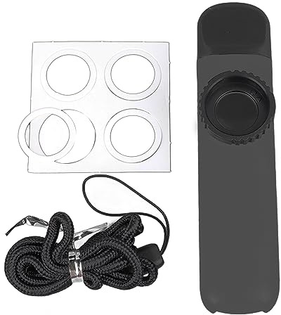 Kazoo-Flöte, Musikblasinstrument mit Membran. Kazoo-Flötenmembranen Zum Spielen (Schwarz)