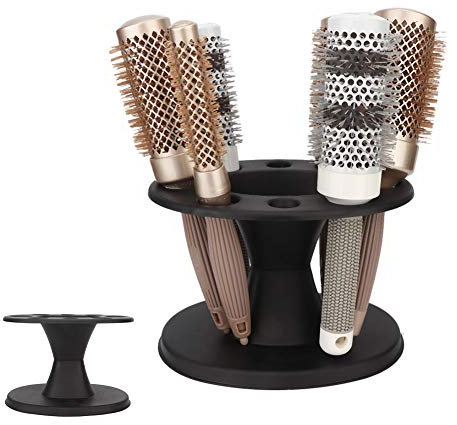 TARSHYRY Accesorios para Cepillos de Pelo de 8 Agujeros para Niñas, Organizador de Productos para el Cabello y Herramientas de Peinado, Cesta de Almacenamiento para Cepillos, Rizador