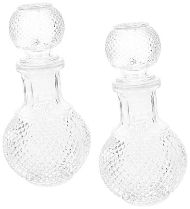 Amosfun 2pezzi Bicchiere Decanter Trasparente per Vino Multifunzionale di Comodo Bicchiere da Whisky Decanter per Cocktail Decorativo per Uso Domestico