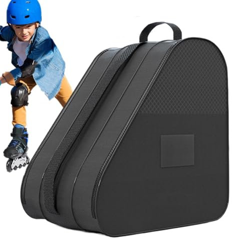 Skate-Tasche für Damen – Schlittschuh-Tasche, Rollschuh-Rucksack | Atmungsaktive Aufbewahrungstasche für Rollschuhe, Rollschuhbehälter mit verstellbarem Schultergurt für Kinder und Erwachsene