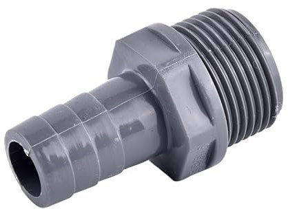 1~20 Pcs 1/2~3/4 Male Thread To O.D 8~16mm Pagoda Connector Soft Water Tube Adapter Aquarium Garden Irrigation Hose Connectors(1 I 2inch to 8mm,5pcs)